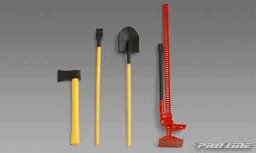 Proline Assortment #2 (High Lift Jack, Pry Bar, Shovel, Axe)