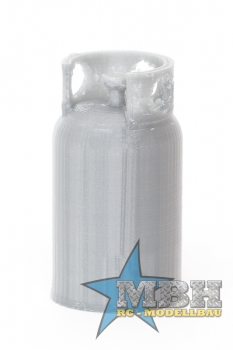 CK Gasflasche silber