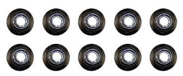AXA1045 M4 Nylon Lock Nut Black 10pc.