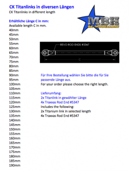 CK Titanlinks 5mm - diverse Lngen