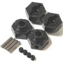 AX30429 12mm Aluminium Hub (Black)