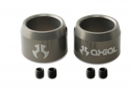 AX30501 Driveshaft Ring W/Setscrews (Grey)(2pcs)