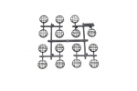 AX80115 Light Bar Lens Grills (Axial, PIAA, Un-Marked) fr AX80085