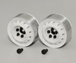 RC4WD 1.9" Vintage Cruiser Stamped Steel Beadlock White Wheels (4)