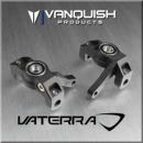 Vaterra Twin Hammers HD Front Spindles and Steering Knuckles Black