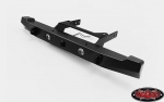 CCHand Solid Rear Bumper w/Lights fr Axial SCX10 II XJ (Schwarz)