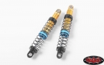 RC4WD King Off-Road "Limited Edition GOLD" Scale Piggyback Shocks w/Faux Reservoir (90mm)