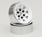 RC4WD Stamped Steel 1.55" Stock White Beadlock Wheel (4 Stck)