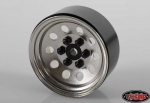 RC4WD Pro10 1.9" Steel Stamped Beadlock Wheel (Silver) (4 Stück)
